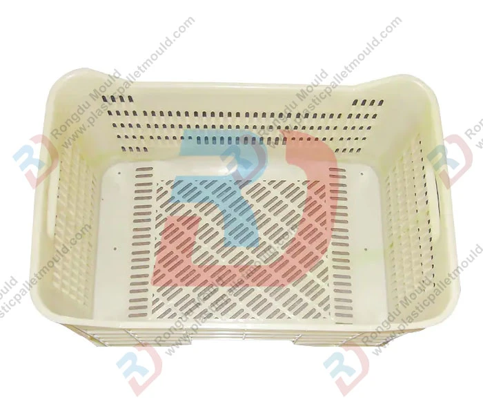 700*500*420mm Net Grid Vegetable & Fruit Plastic Injection Turnover Container Box Crate Mold