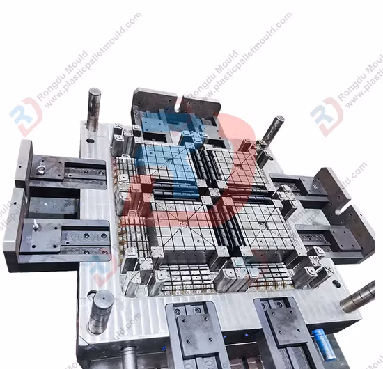 Stampo per pallet incrociati per l'industria della logistica dell'iniezione plastica 1200X1200